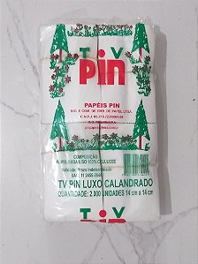GUARDANAPO DE BALCÃO PAPEL SEDA LISO 14 X 14 C/2000
