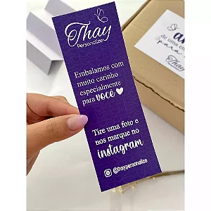 Adesivo lacre caixa 5x14cm