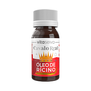 Óleo Rícino Umectacao 100% Puro Cavalo Real Vita Seiva 30ml