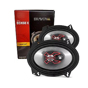 Alto Falante Bravox B3x68 6x8 Polegadas Triaxial 100wrms
