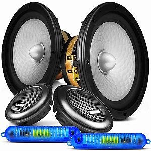 Kit 2 Vias 6 Polegadas Bravox Cs60d 140wrms Falante 4 Ohms