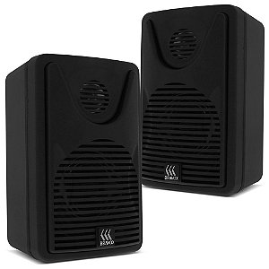 Par Caixa Acustica Bsa Foco 35 Preta 4 Ohms 60w Rms Bravox BSA