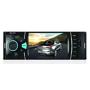 Mp5 Player Multimidia Usb Micro Sd Aux Bt Tela 4 Pol 1 Din