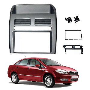 Moldura Fiamon 2 Din Linea 2008 a 2014 Grafite 4022 Jap/chi