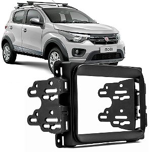 Moldura Fiamon 2 Din Toro mobi uno Completo Preta 3301 Jap