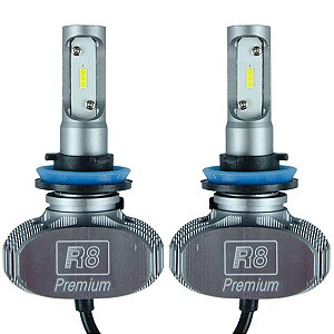 Kit Lampada Led Ultra Led R8 Premium H11/h8 6000k 4000 Lumen