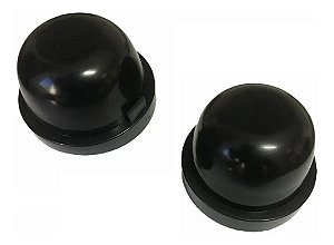 Par Bucha Tampa De Borracha Vedação Farol Led 6,5 X 8,2 Cm