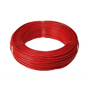 Fio Cabo automotivo Permak 2,50 Mm Vermelho 78e 100 Metros