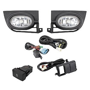 Kit farol auxiliar Milha New Civic 2006 a 2008 Bmo shockligh