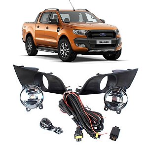 Kit farol auxiliar Milha Ranger 2016 em diante Bmu shocklight