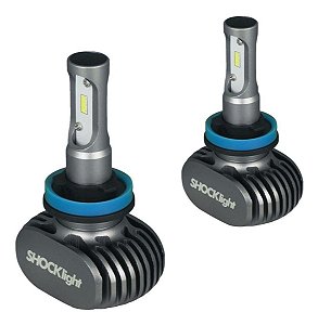 Kit Lampada Ultra Led Titanium Shocklight H8 10000 Lumens