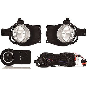 Kit farol auxiliar Milha S10 e trailblazer 2017+ Bmo C/ Reg
