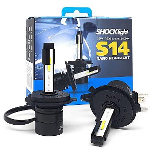 Lâmpada Super Led Mini Shocklight 32w S14 Nano H4 6000k