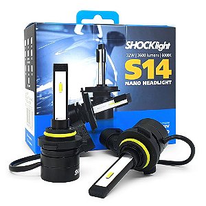 Lâmpada Super Led Mini Shocklight 32w S14 Nano Hb3/hb4 6000k