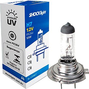 Lampada Shocklight Halogena Standart H7 12v 55w Px26d