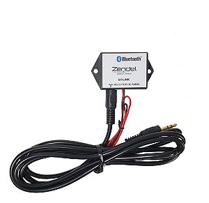 Receptor De Áudio Bluetooth 12v Carro Zendel Pino P2