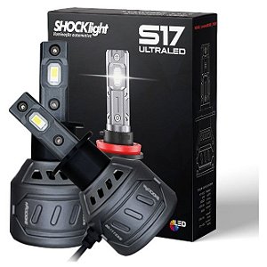 Lâmpada Ultra Led Shocklight 55w S17 Nano H3 6000k C/ Canbus