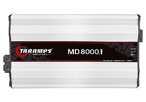 Módulo Taramps Md 8000.1 1 Ohm 8000 w Amplificador Automotivo