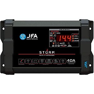 Fonte Carregador de Bateria Storm Plus 40a Jfa Bivol 12a15v