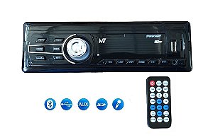 Rádio Mp3 Som Automotivo M7 7000 R8 Usb Fm Sd Aux Bluetooth
