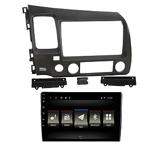 Central Multimidia Android Jr8 X 9 Polegad New Civic 07 a 11