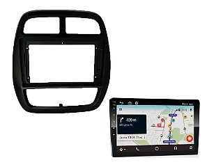 Central Multimidia Car Play E-tech 9 Polegadas Kwid Bk Piano