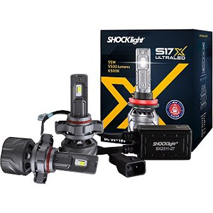 Lâmpada Ultra Led Nano Shocklight S17x H16 5500lm com Canbus