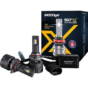 Lâmpada Ultra Led Nano Shocklight S17x Hb3 5500lm com Canbus