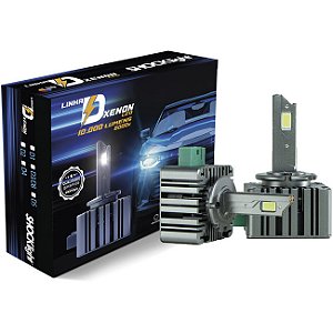 Kit Lâmpada Led para Xenon de Fabrica Shocklight D3s 10000lm