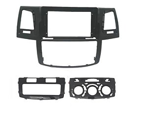Moldura 9 Polegadas Expex Hilux 2006 a 2011 Black Piano