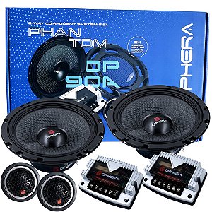 Par auto falante 6 polegadas kit 2 vias ophera op90 180wrms