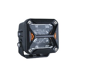 Farol Led Auxiliar Xroad Shocklight Quadrado 4 Led 20w 1800L