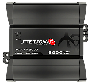 Módulo amplificador stetsom vulcan 3000 wrms 1 canal 1 ohm