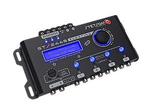 Processador Stetsom Stx 2448 Floating Crossover Rca + Fio