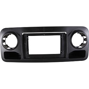 Moldura 10 polegadas expex preto fosco sprinter 2018 a 2023
