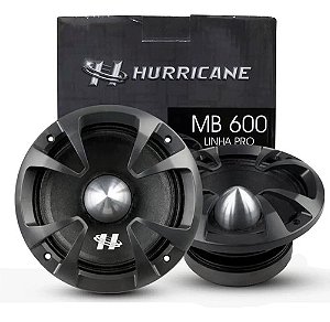 Par hurricane 6 polegadas mb 600 médio grave 500wrms 8 ohms