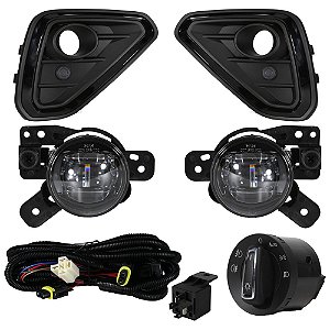 KIT FAROL MILHA LED T-CROSS 200 TSI CONFORTILINE 2025 DIANTE