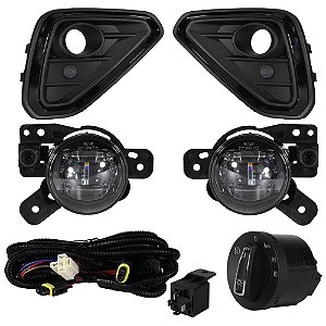 KIT FAROL MILHA LED T-CROSS SENSE 2025 EM DIANTE COM GRADE
