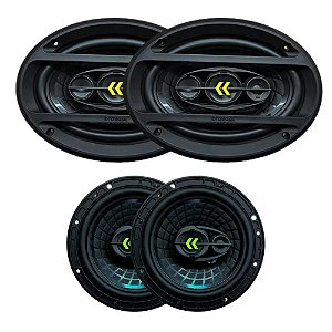 Alto Falante Bravox Kit Fácil revo 6 e 69 6x9 polegadas 340w