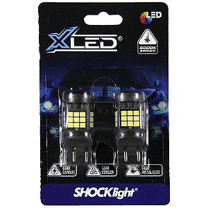 Lâmpada led 2 polo t20 36 led shocklight canbus branco 12v