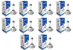 Kit 10 Lampada Shocklight Halogena Standart H7 12v 55w Px26d