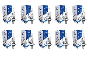 Kit 10 Lampada Shocklight Halogena Standart H1 12v 55w P14.5S