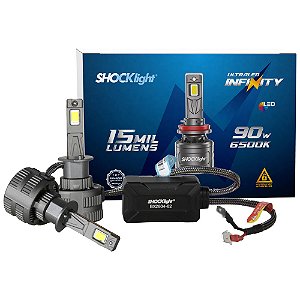 Lâmpada Ultra Led Shocklight H1 90w Infinity 15000lm Canbus