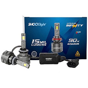 Lâmpada Ultra Led Shocklight H27 90w Infinity 15000lm Canbus