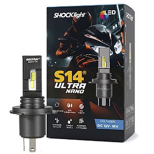Lâmpada Ultra Led s14 ultra moto Shocklight 5000 lumens 12v 6000k