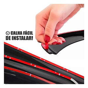 Conjunto Calha de Chuva ecoflex Uno Premio Elba 4 portas não serve nos Fire