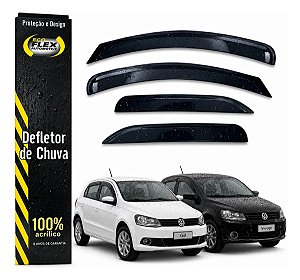 Conjunto Calha de Chuva ecoflex gol Voyage g5 g6 g7 g8 2008 a 2025