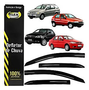 Conjunto Calha de Chuva ecoflex pailo siena weekend 1996 a 2012 Palio Fire Economy 2012 a 2016