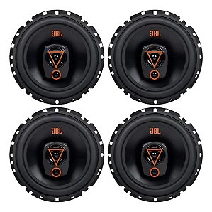 Kit com 2 pares Alto Falante 6 Polegadas Jbl 6trms80 Triaxial totalizando 320wrms