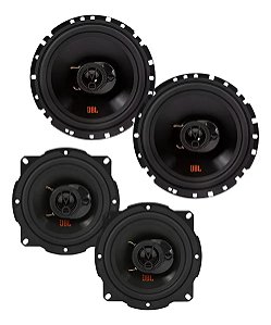 kit com Alto Falante 6 e 5 Polegadas Jbl flex 4 Triaxial totalizando 220wrms